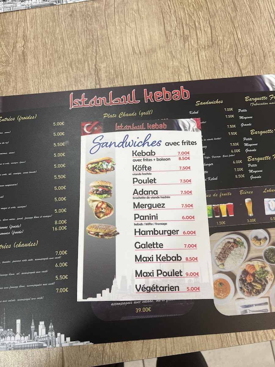 Menu L'istanbul Kebab-2