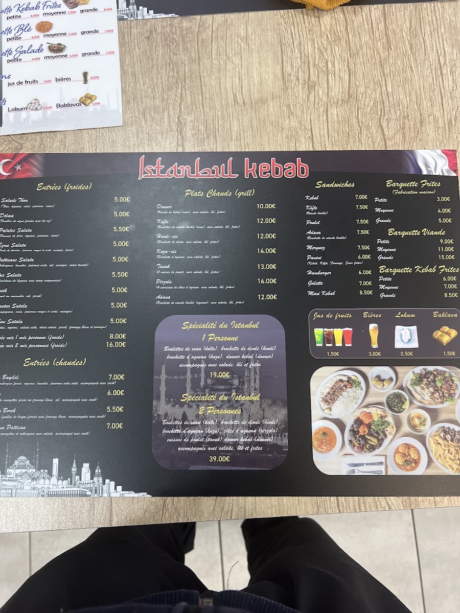 Menu L'istanbul Kebab-4